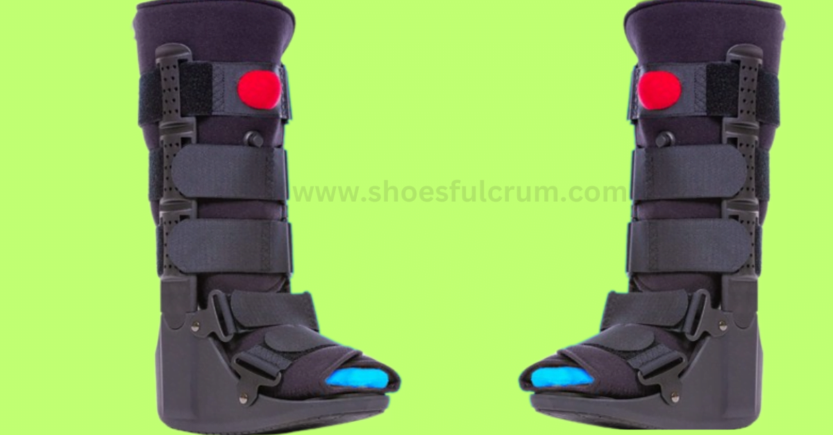 BraceAbility Tall Pneumatic Walking Boot for after surgery 