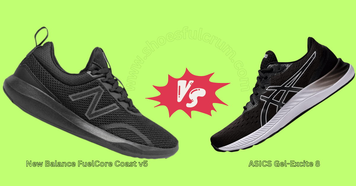 New Balance FuelCore Coast v5 VS  ASICS Gel-Excite 8