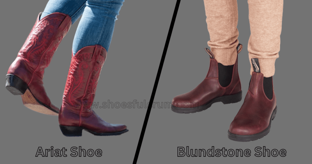 style feature of ariat vs blundstone
