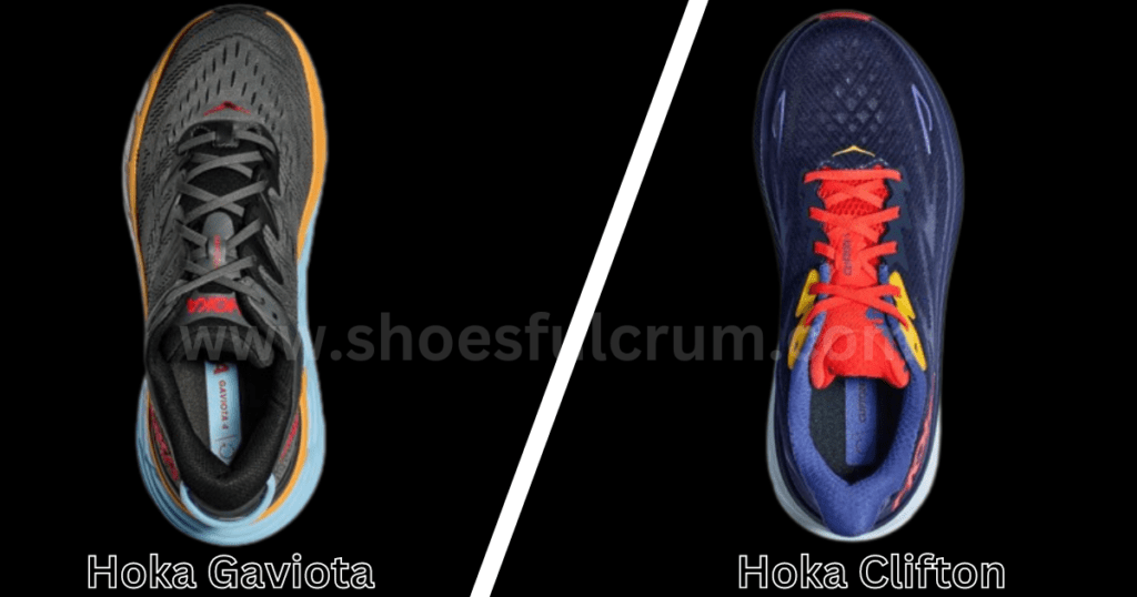 Upper Construction And Materials of hoka gaviota vs clifton
