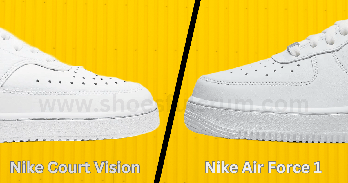 Nike Court Vision vs. Air Force One collection: - Millennium Shoes