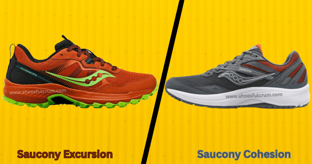 Saucony cohesion sale vs excursion