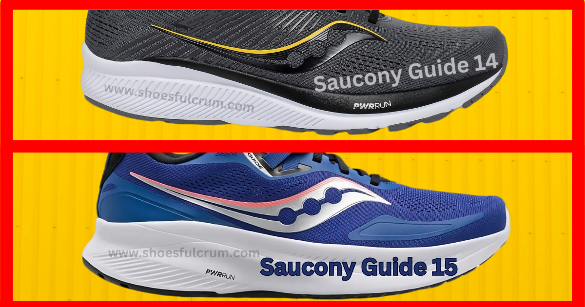 Midsole And Flexibility Of Saucony Guide 14 VS 15
