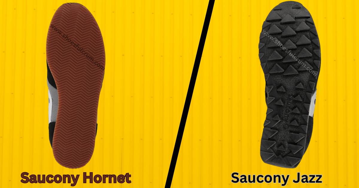 Outsole Designs And Traction Capabilities Saucony Hornet vs Jazz
