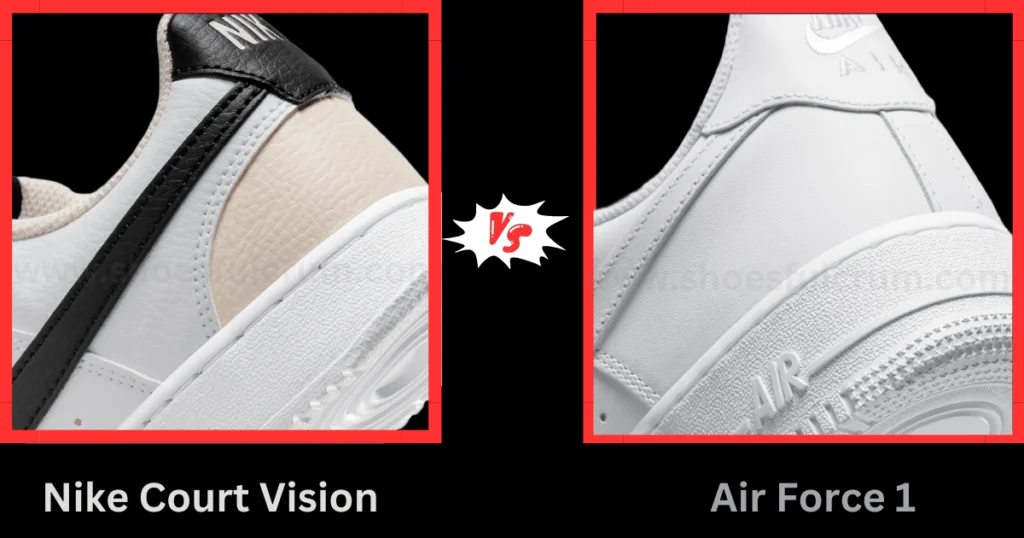 spreiding herder pik Nike Court Vision vs Air Force 1: Is There Any Difference?