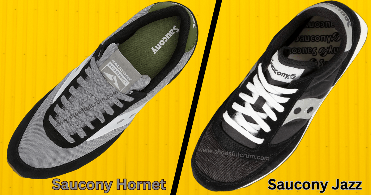 Upper Construction And Materials Saucony Hornet vs Jazz
