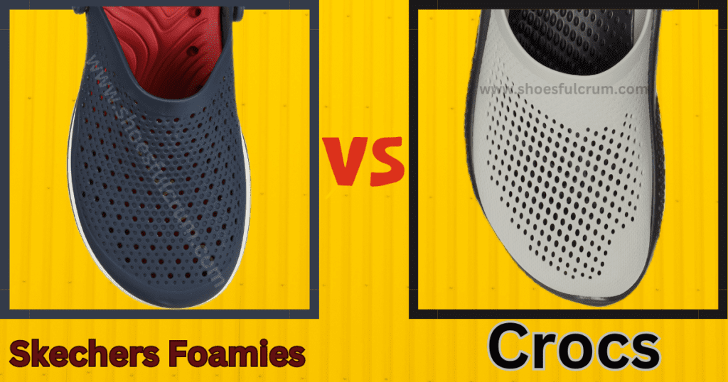 breathability and moisture wicking foamies vs crocs