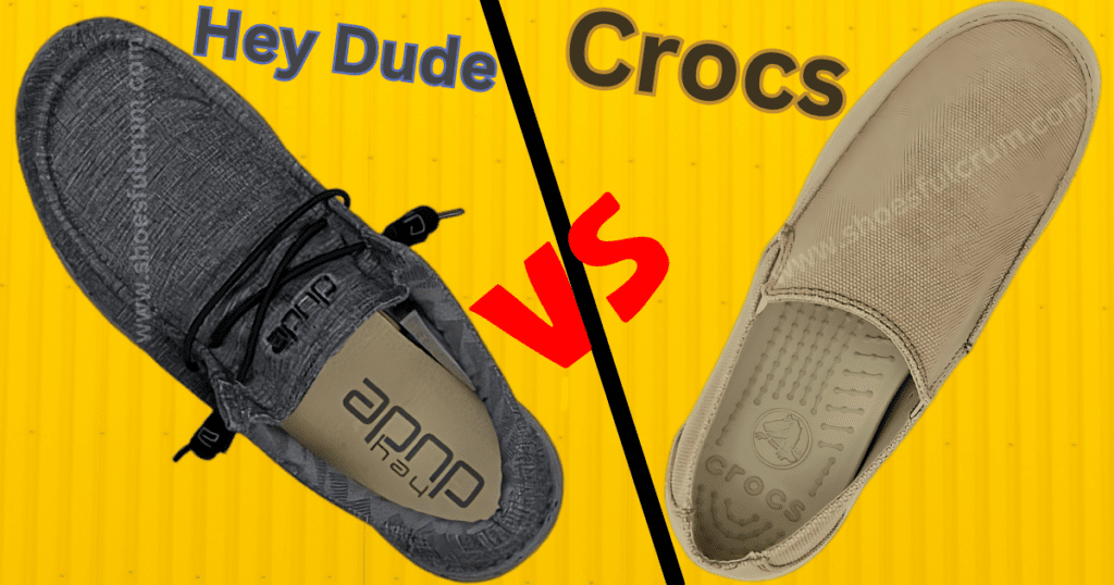 Hey dude best sale vs crocs