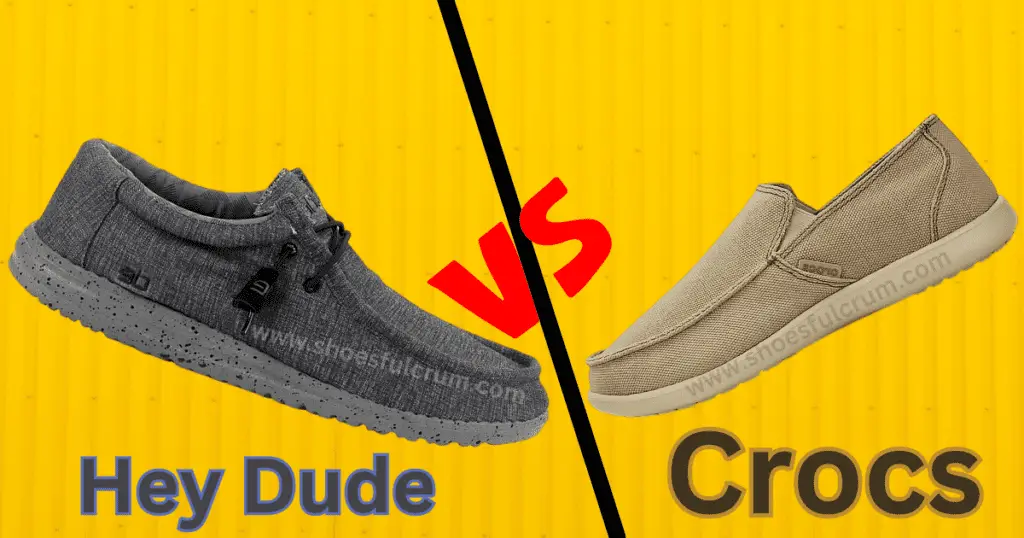 sizing and fit hey dude vs crocs