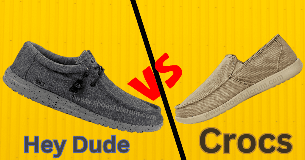 sizing and fit hey dude vs crocs