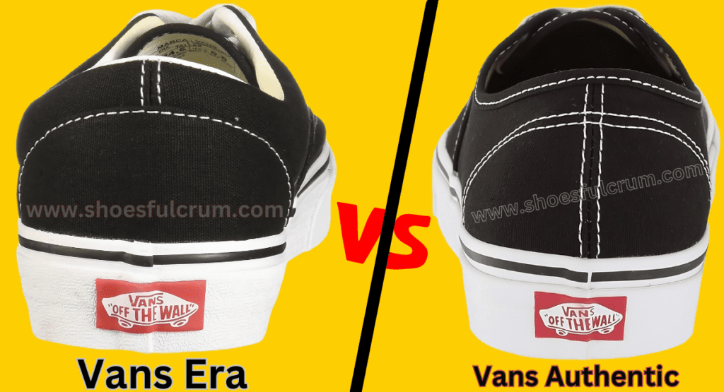 comfort and fit vans era vs authеntic 1