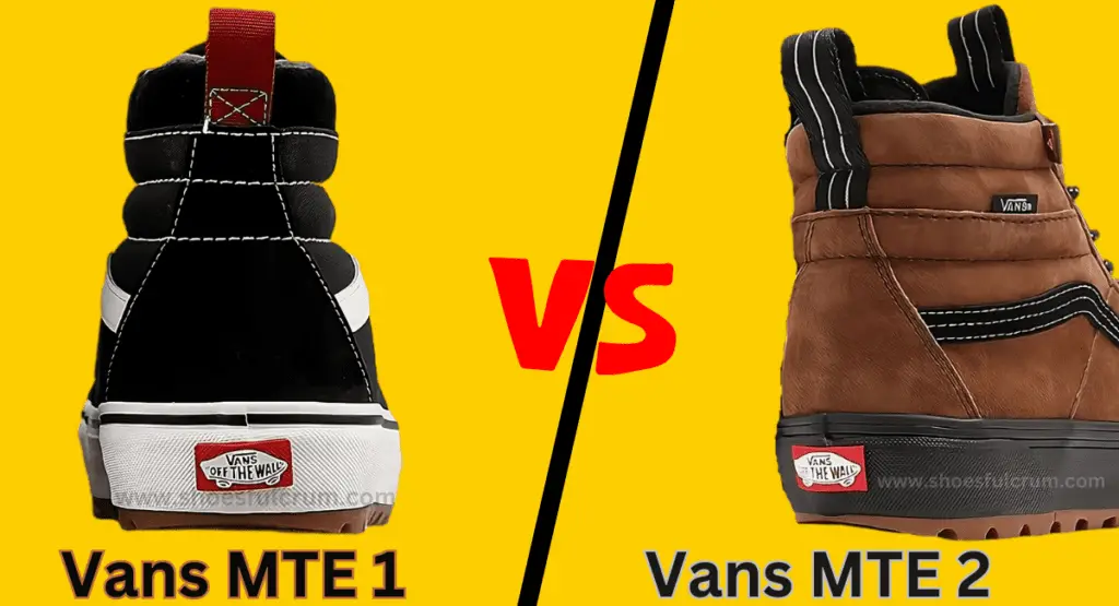 comfort and fit vans mte 1 vs 2