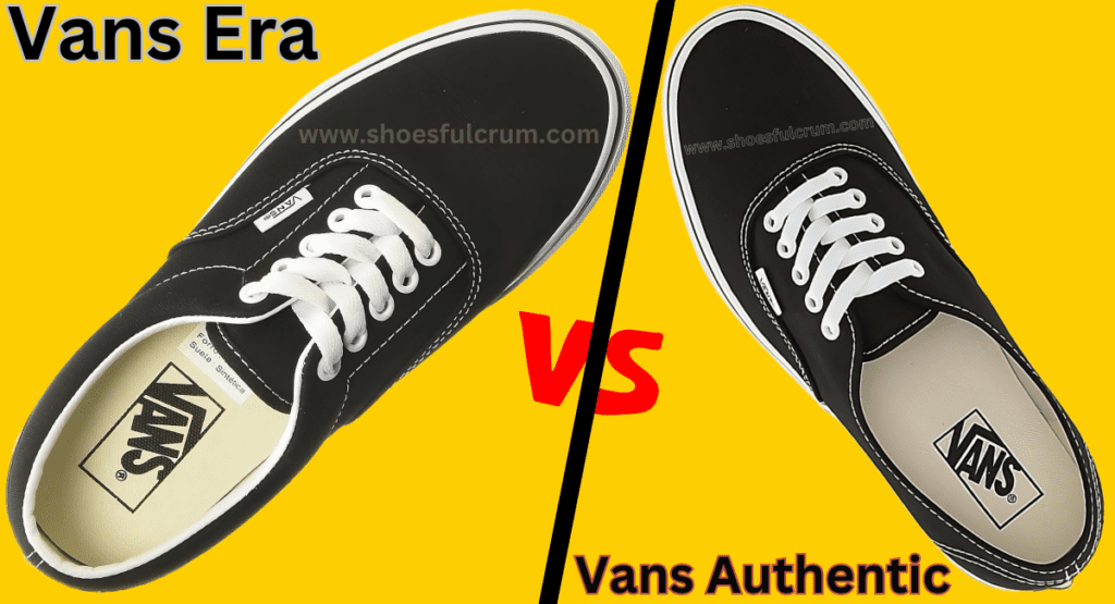 cushioning and arch support vans era vs authеntic