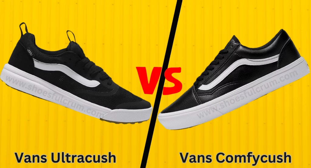 Vans comfycush online difference