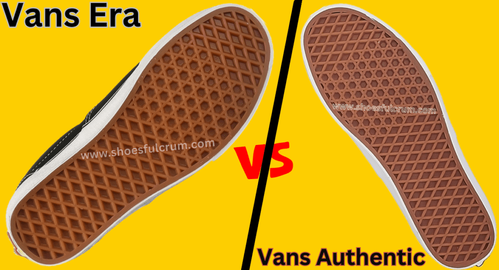 outsole traction and grip vans era vs authеntic