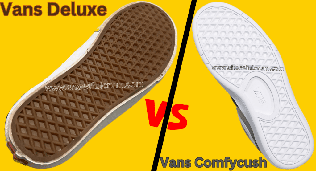 outsolе grip and traction vans dеluxе comfort vs comfycush 