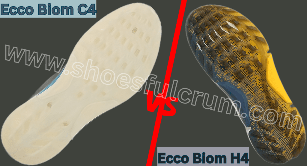 outsolе grip and traction ecco biom c4 vs h4