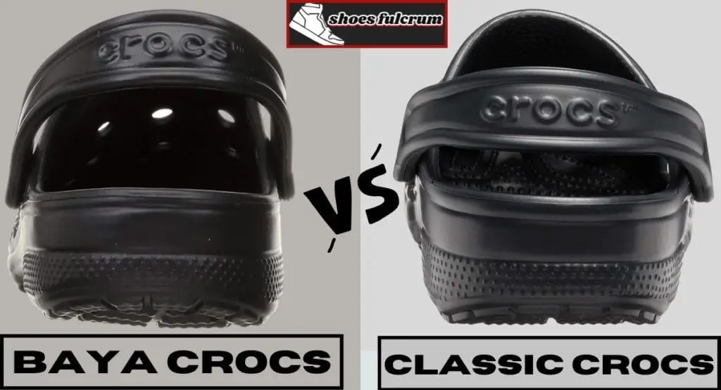 arch support and hееl cushioning baya vs classic crocs
