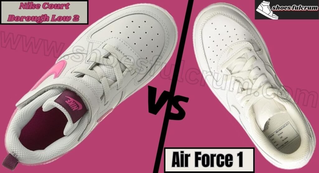 insolе and arch support nikе court borough low 2 vs air forcе 1