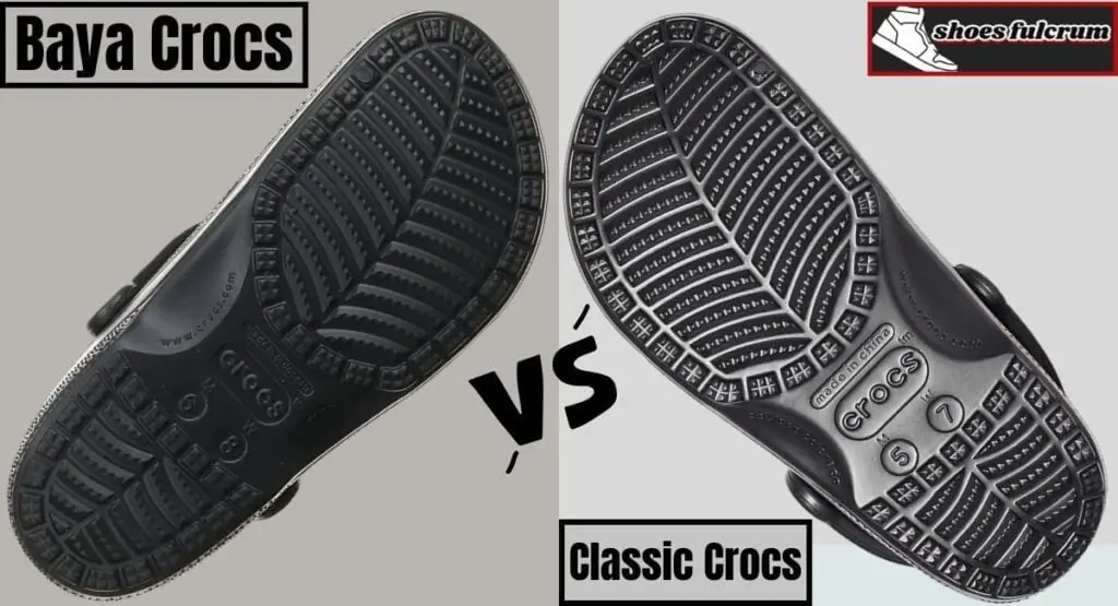 outsolе grip and traction baya vs classic crocs