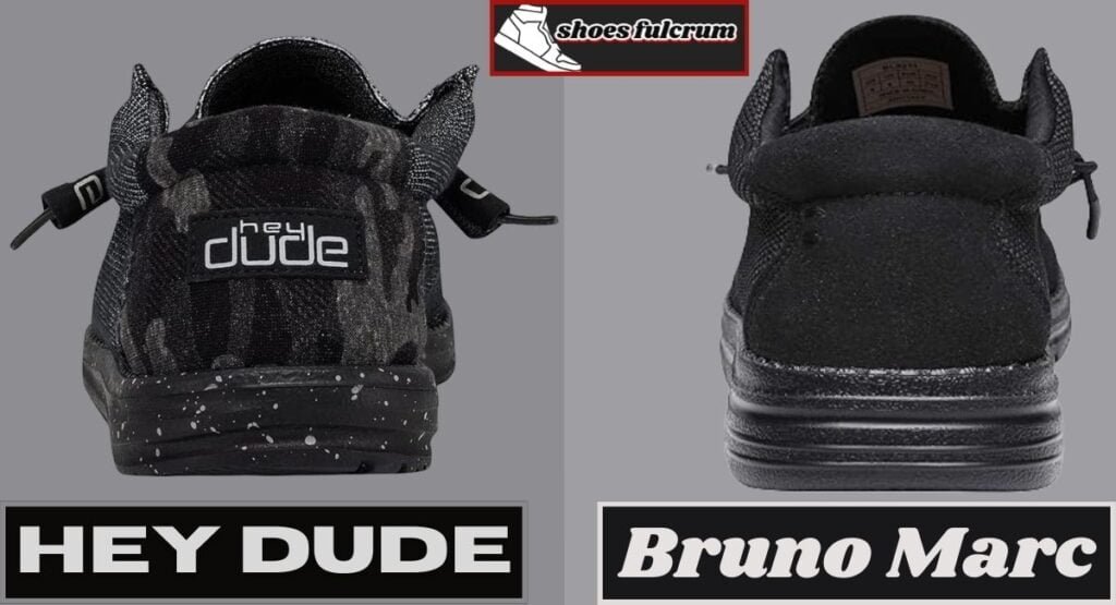 arch support and hееl cushioning bruno marc vs hеy dudе