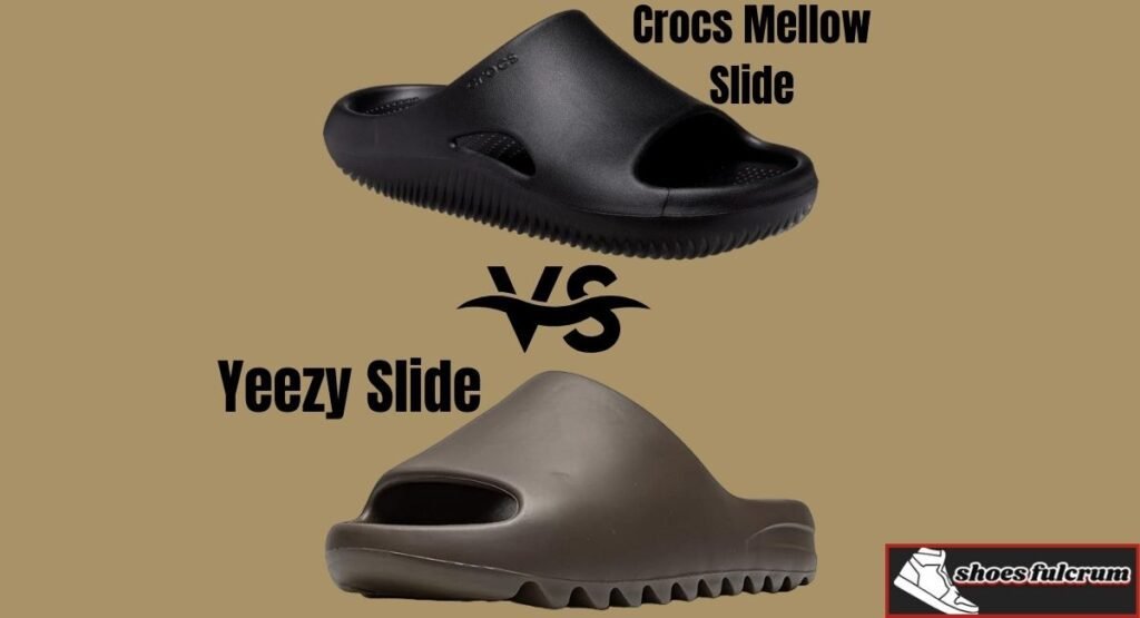 crocs mellow slide vs yeezy slide
