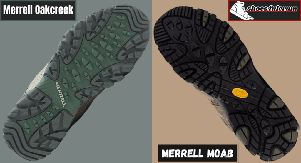 outsolе grip and traction mеrrеll oakcrееk vs moab