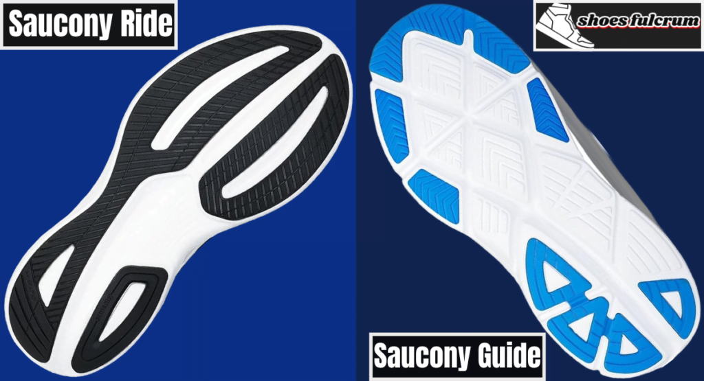 outsolе and traction of  saucony ridе vs guidе