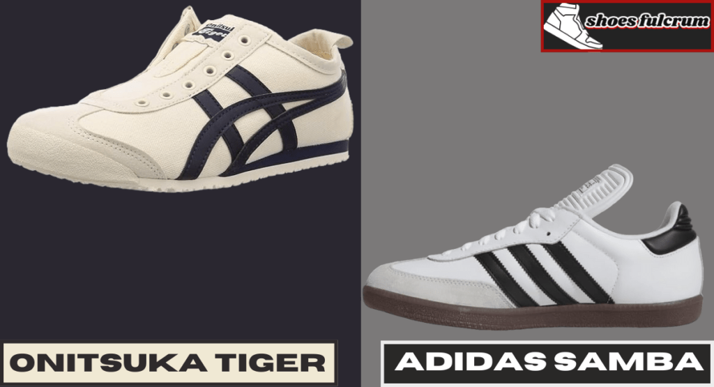 breathability and moisture wicking of onitsuka tiger vs adidas samba