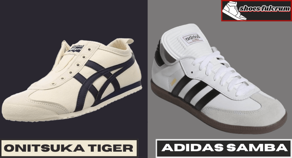 design and aesthetics of onitsuka tiger vs adidas samba