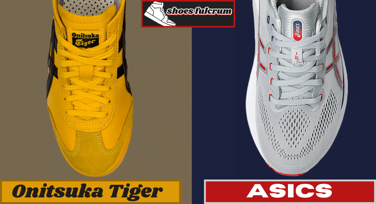 design and aesthetics of (is onitsuka tiger and asics the same)