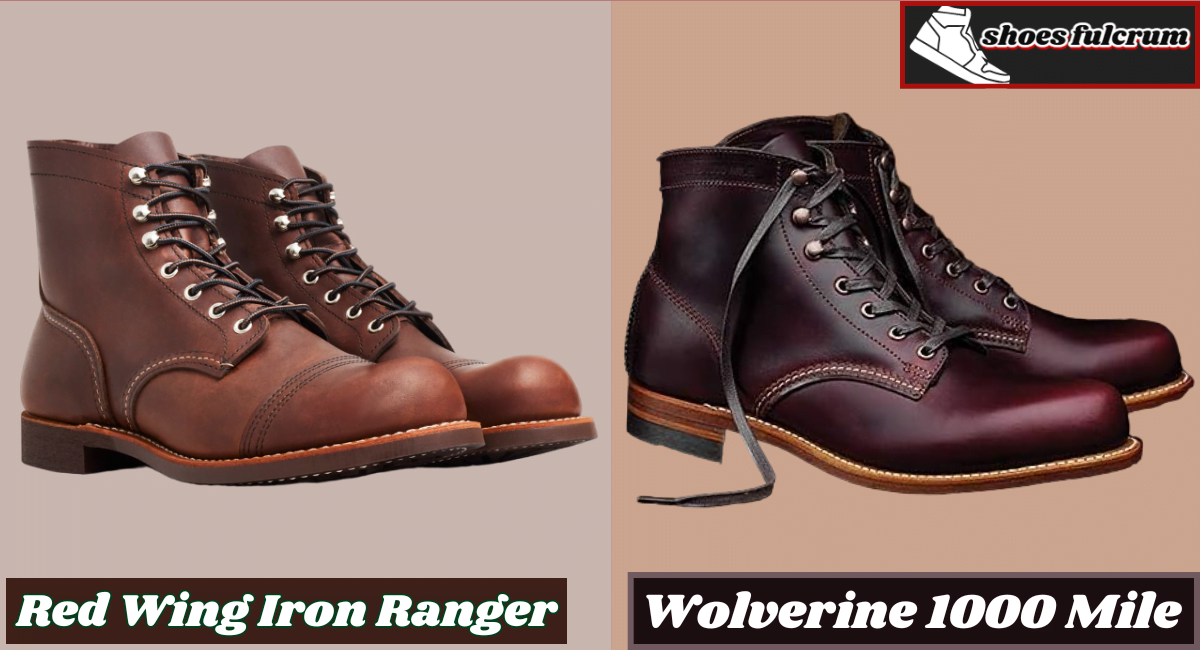 design and aesthetics of red wing iron ranger vs wolverine 1000 mile