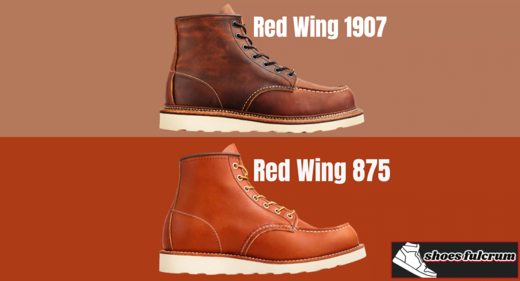 red wing 1907 vs 875