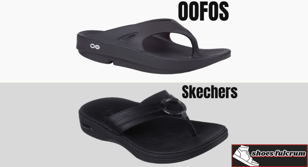 oofos vs skechers